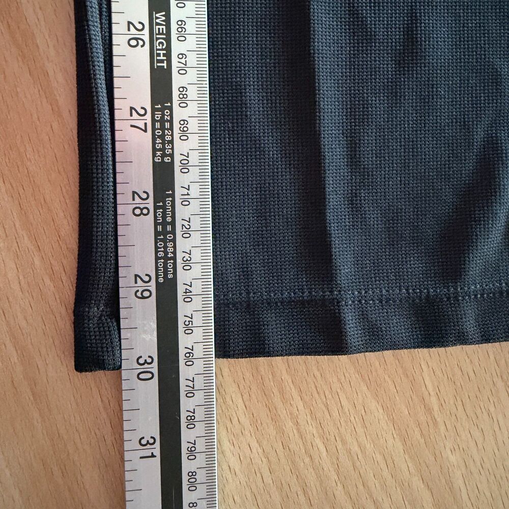 Halara Flex High Waisted Pocket Wide Leg Waffle Work Pants Black L NWT - Picture 8 of 8